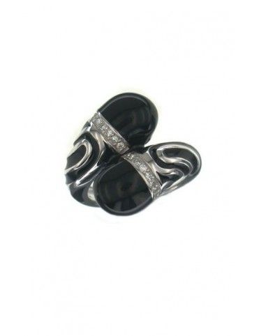 ANILLO SORTIJA PLATA ESMALTE CIRCONITAS HFR000612