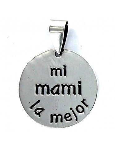 Collar Plata Mujer Mi mama la mejor 9087456