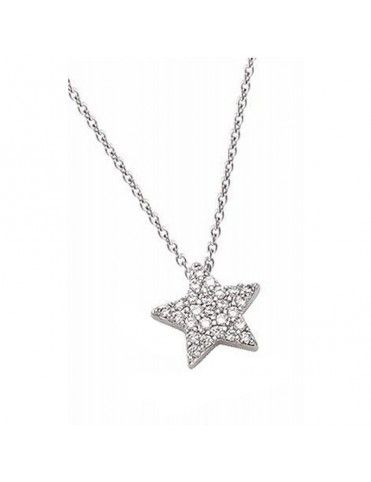 Collar Plata Estrella mujer 51ET043CZ