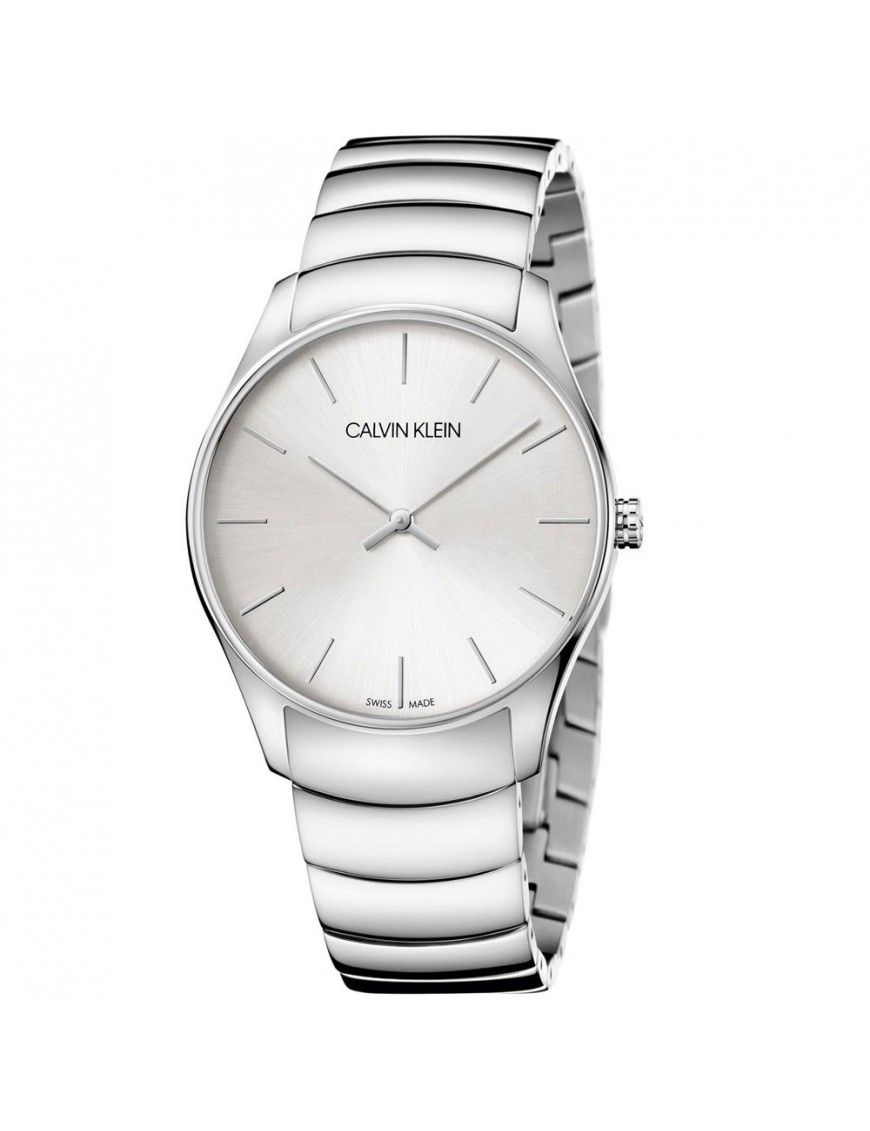 reloj calvin klein mujer plateado