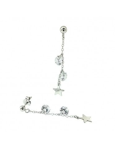 Pendientes Mujer colgantes estrellas 016527-1-1-1