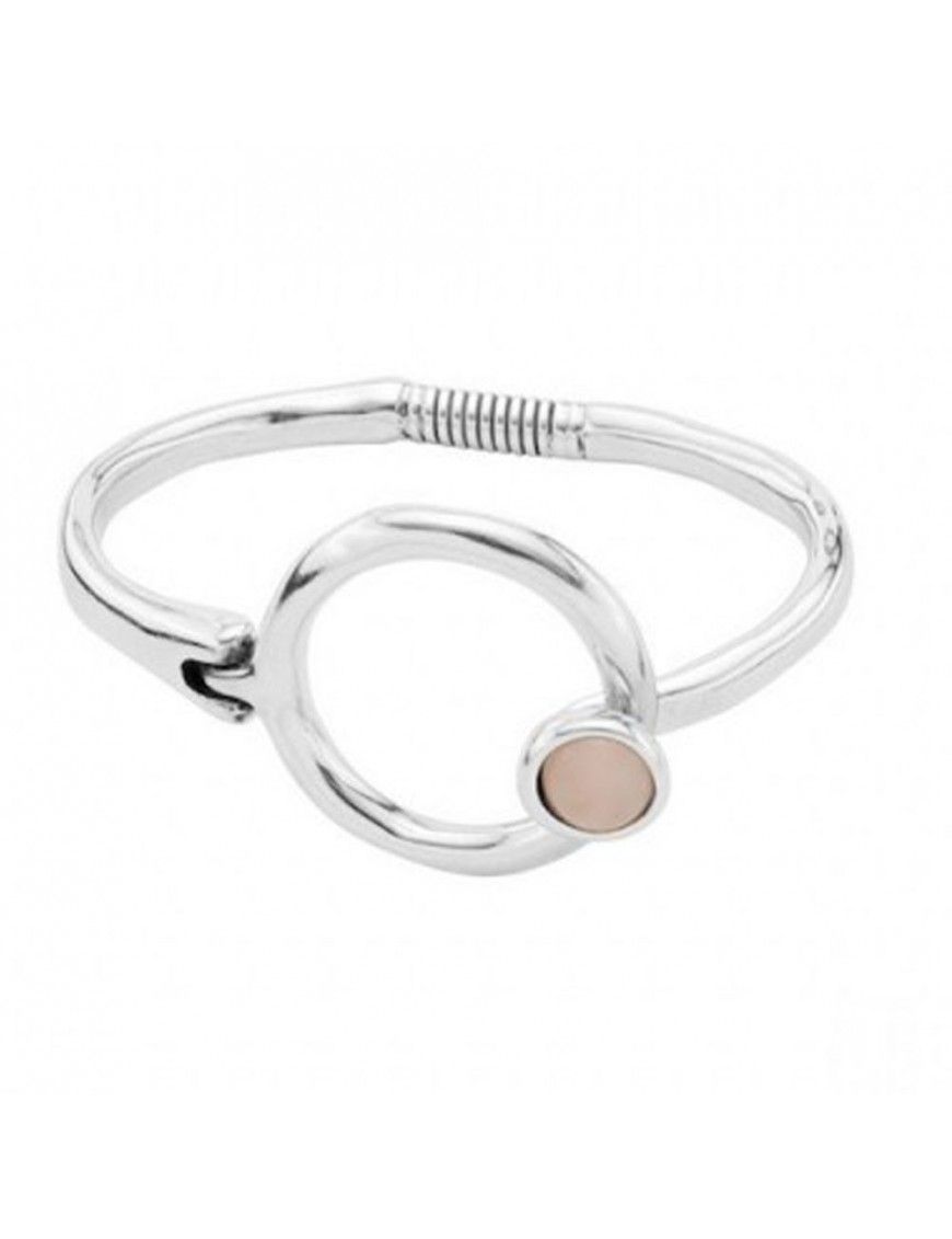 Pulsera Uno de 50 Metal Mujer Perlado PUL1865RSAMTL0M