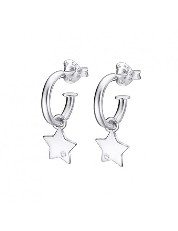 Pendientes Lotus Silver con estrella LP1717-4/2