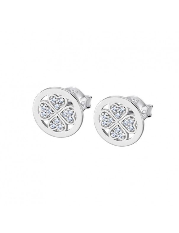 Pendientes Lotus Silver cuatrébol LP1768-4/2