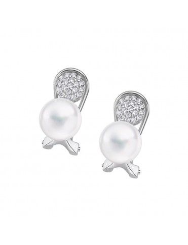 Pendientes Lotus Silver con perla LP3026-4/1