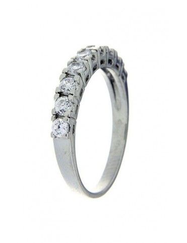 ANILLO SORTIJA PLATA CIRCONITAS MUJER R1551