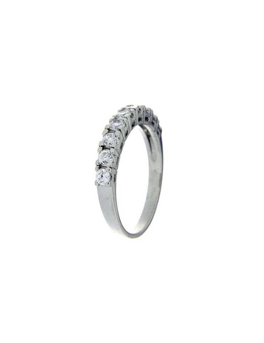 ANILLO SORTIJA PLATA CIRCONITAS MUJER R1551