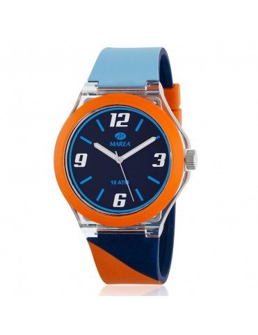 Reloj Marea Hombre Plateado y Azul Analógico B36094/17
