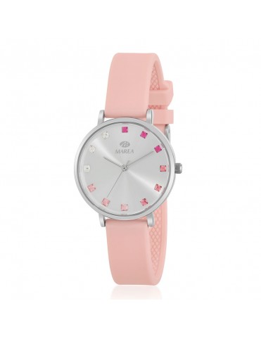Reloj para niña de color rosa claro, marca Marea.
