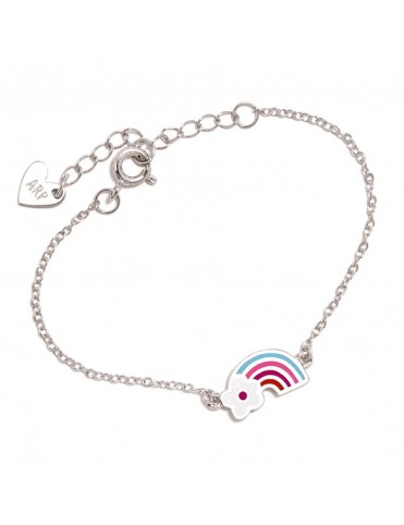 Pulsera Plata Arcoiris...