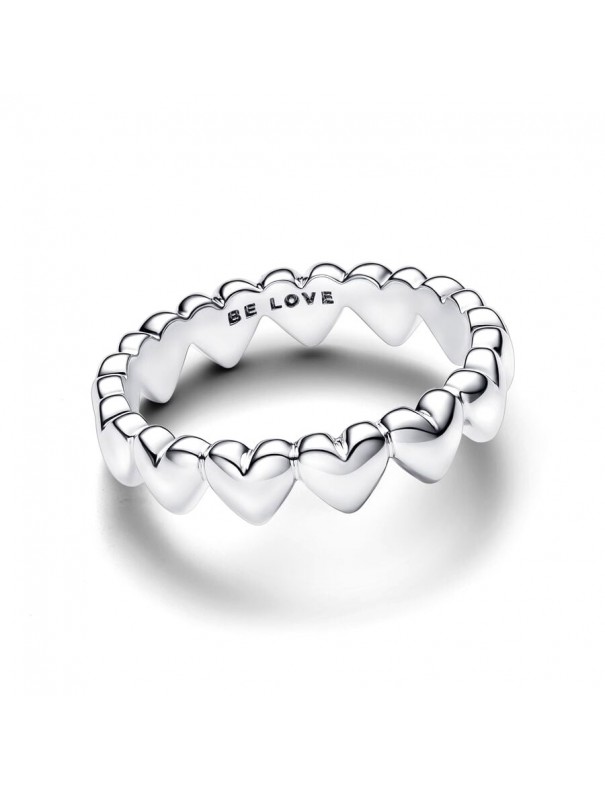 Anillo Pandora Fila de Corazones 193427C00-52