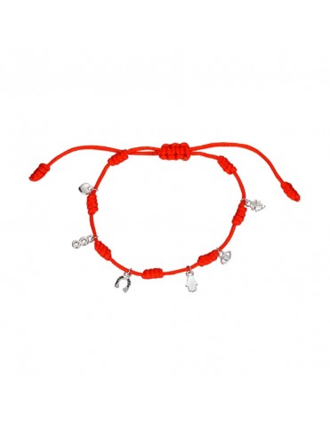 Pulsera de plata Hilo Rojo Suerte 9116370