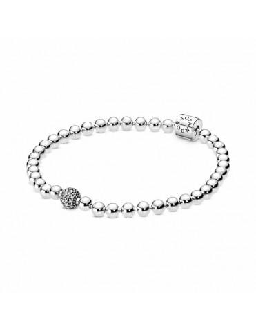 Pulsera Pandora Talla 19 Cuentas y Pavé 598342CZ-19