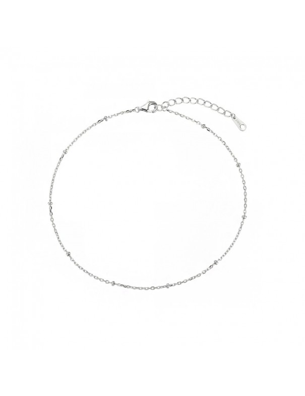 Pulsera tobillera de plata Bolitas para mujer 9117523