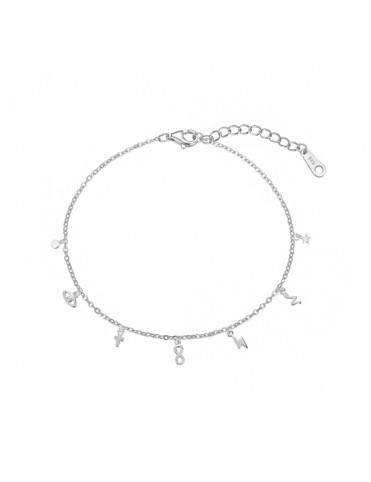 Pulsera tobillera de plata Colgantes para mujer 9117525