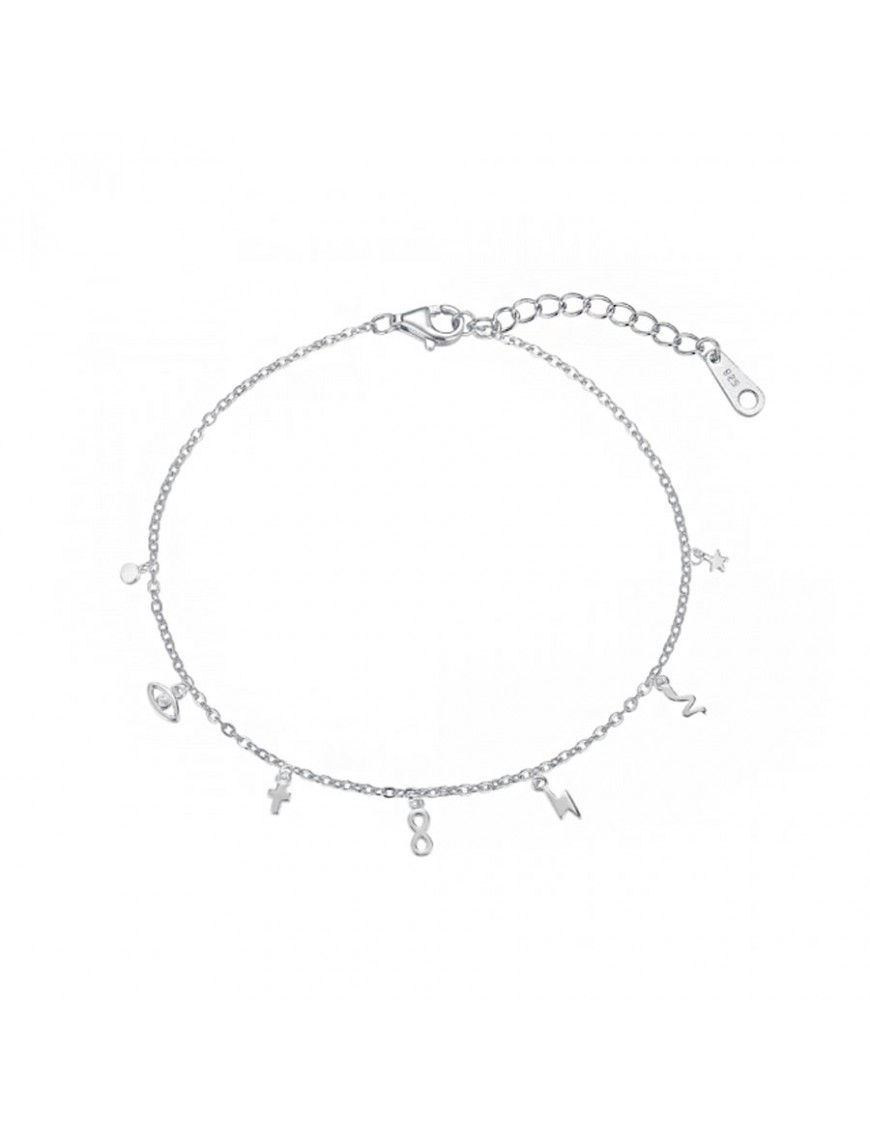 Pulsera tobillera de plata Colgantes para mujer 9117525