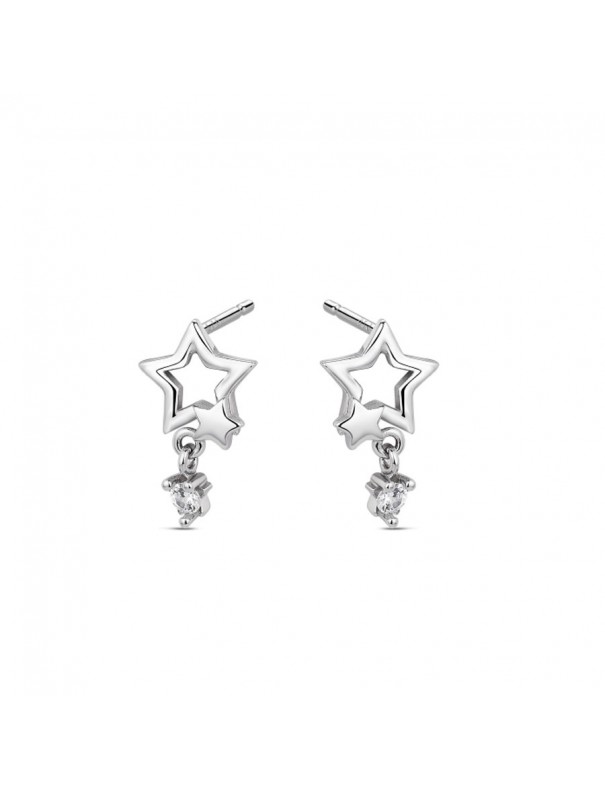 Pendientes de plata Estrellitas para mujer 9119928