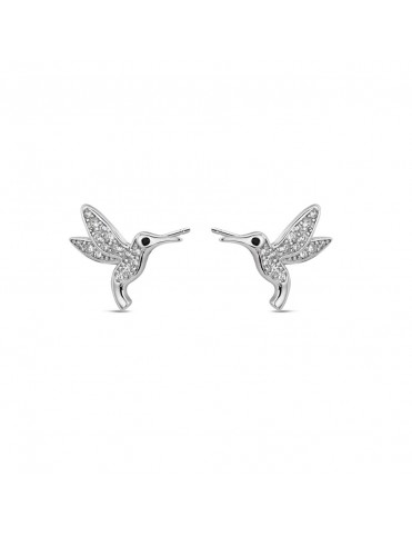 Pendientes de plata Colibríes para mujer 9119933