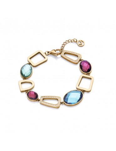 Pulsera Viceroy Chic de acero IP dorado 14088P01012