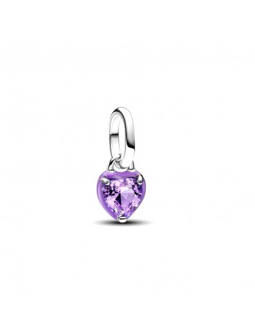 Charm Pandora Me Mini Colgante Chakra Corazón Morado 793042C04