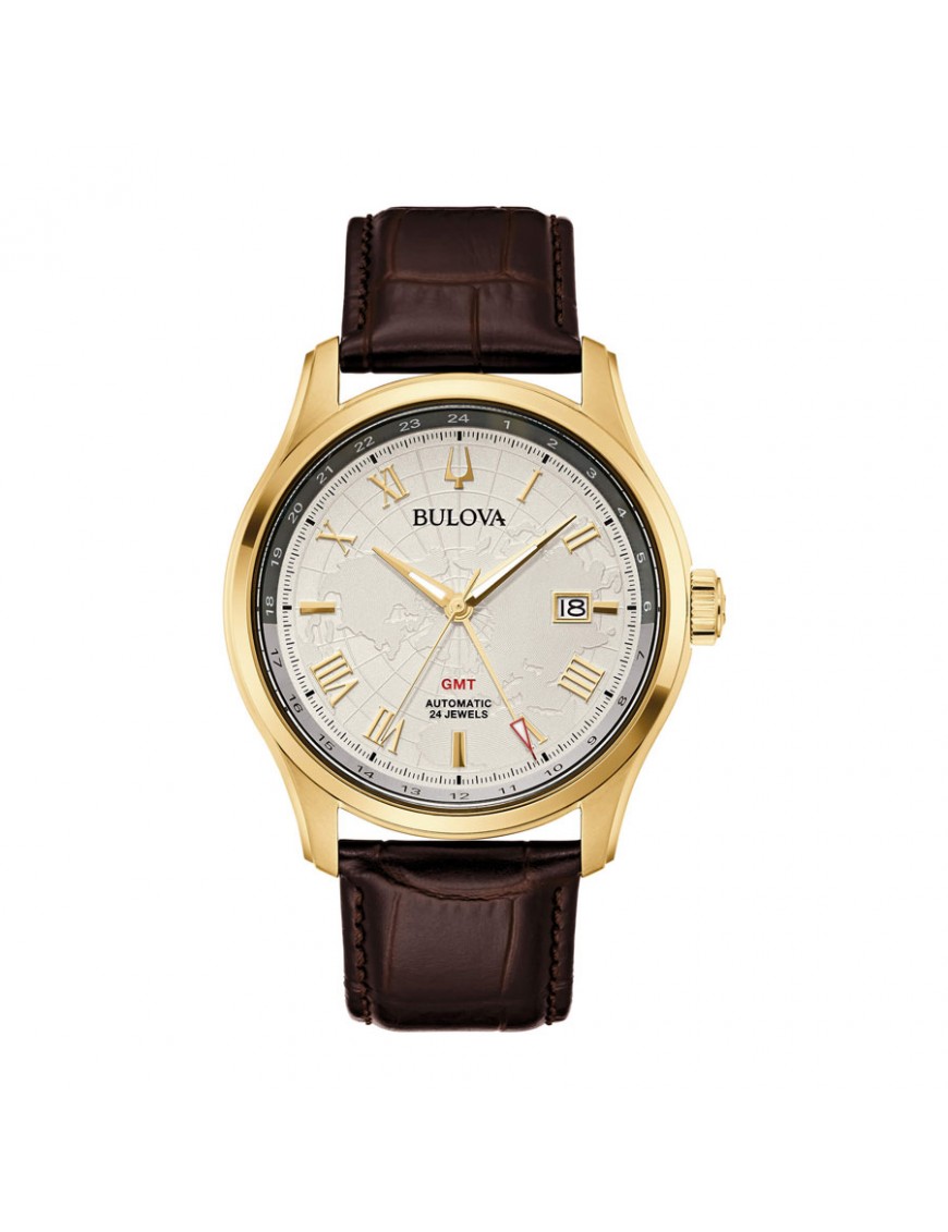 Reloj Bulova Wilton GMT automático para hombre 97B210