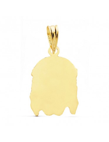 Colgante de oro amarillo Cabeza de Cristo M7150-319