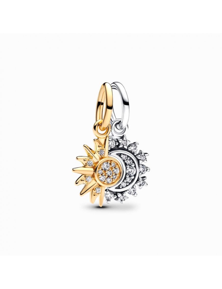 Charm Pandora Colgante Divisible Sol y Luna 763585C01