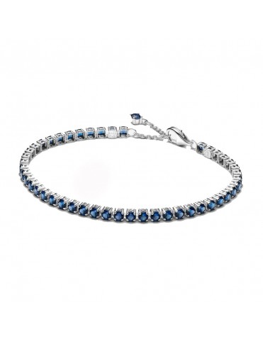 Pulsera Pandora Tenis Azul Brillante 591469C02-18