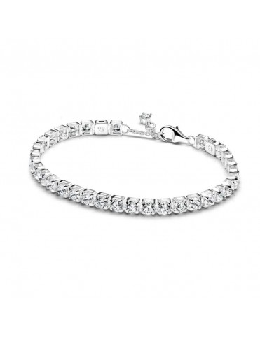 Pulsera Pandora Tenis Ancha Brillante 593539C01-18