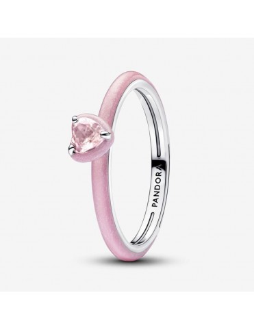 Anillo Corazón Chakra Rosa...