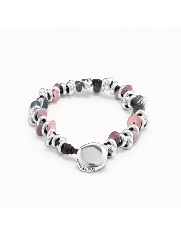 Pulsera en Baño en Plata de ley con Cristales PUL1615MCLMTL0U