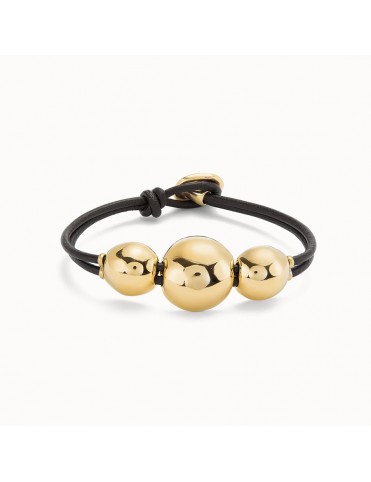 Pulsera de Cuero con Tres...